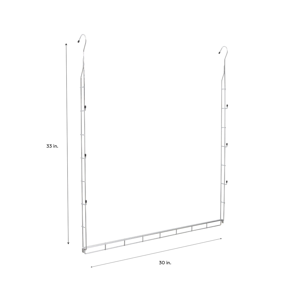 2-Tier Adjustable Hanging Closet Rod - Image 6