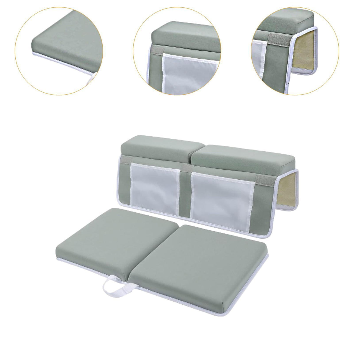 Bath Kneeler and Elbow Rest Pad Set, Extra Thick, Quick-Dry - Image 6