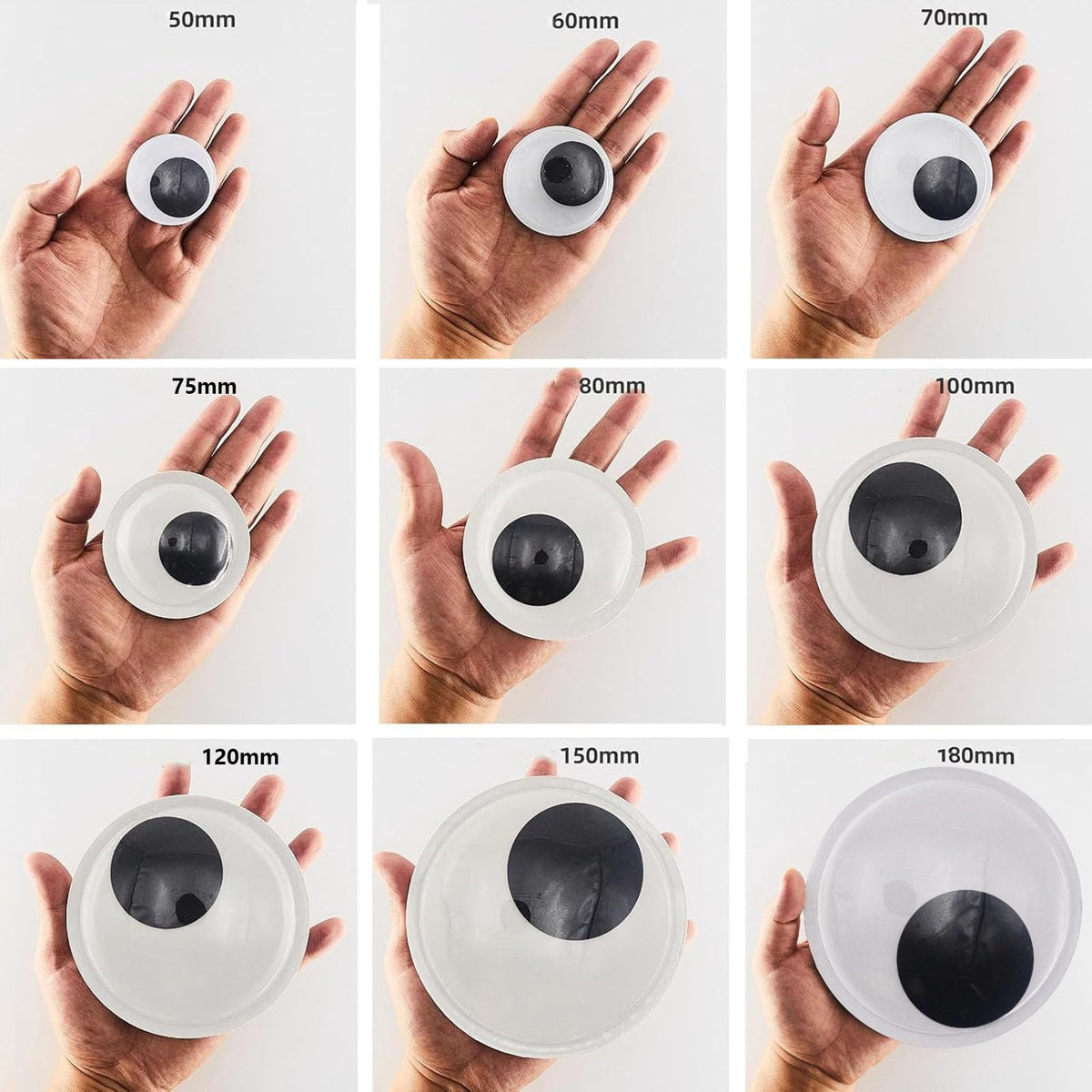 Giant Self-Adhesive Googly Eyes, Assorted Sizes - Image 3
