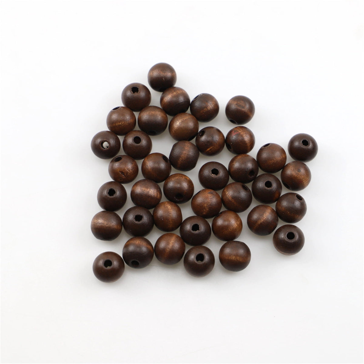 Painted Wooden Spacer Beads, 1.6 cm, Loose - Image 4