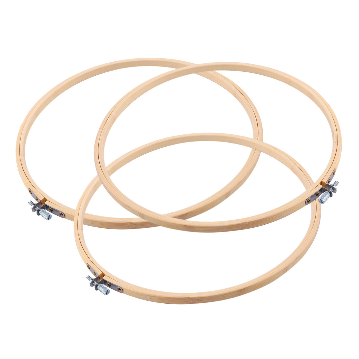 Wooden Embroidery Hoops, 10 in, Adjustable, 6 Pieces - Image 4