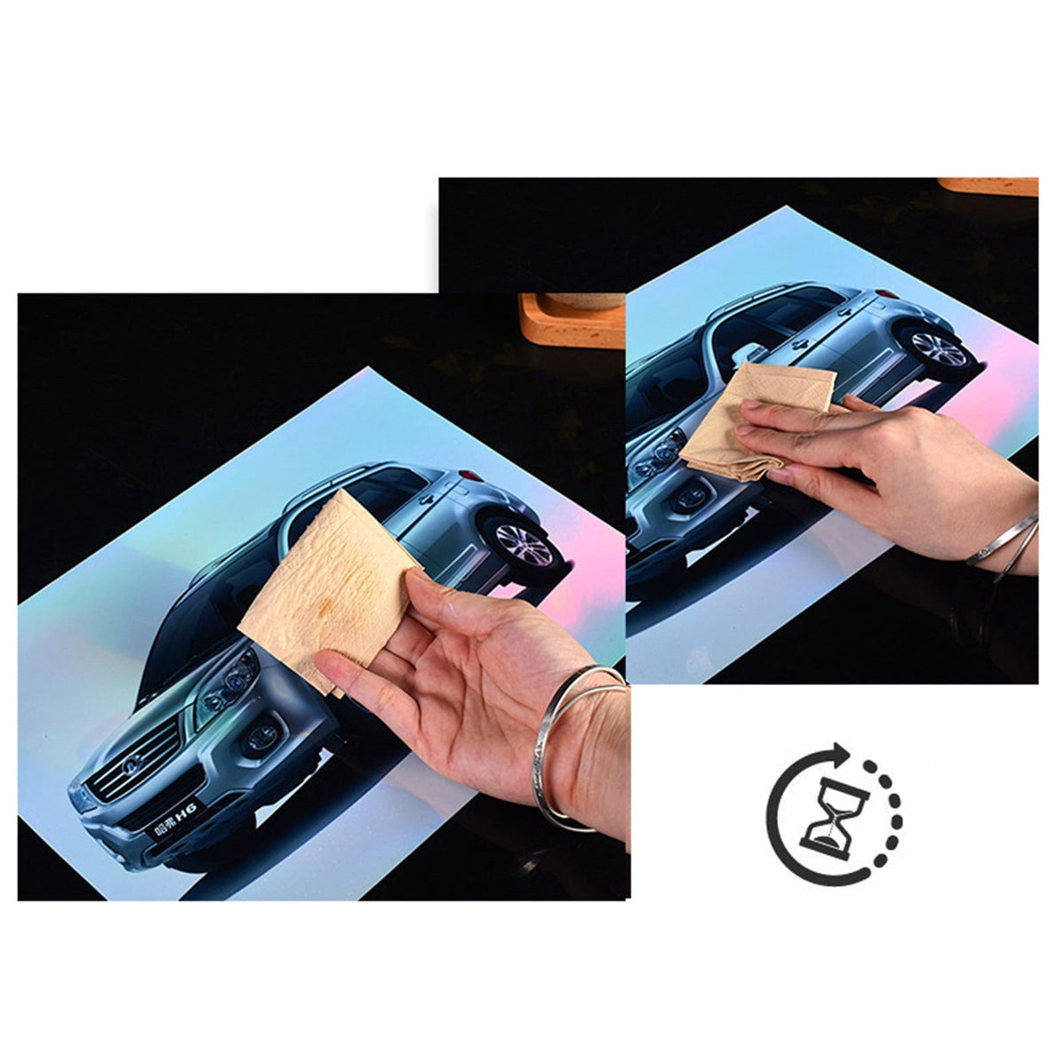 Printable Holographic Vinyl Sticker Paper for Inkjet, A4, 20 Sheets - Image 5