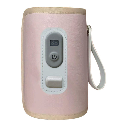 Portable Baby Bottle Warmer Sleeve with LCD Display for Travel