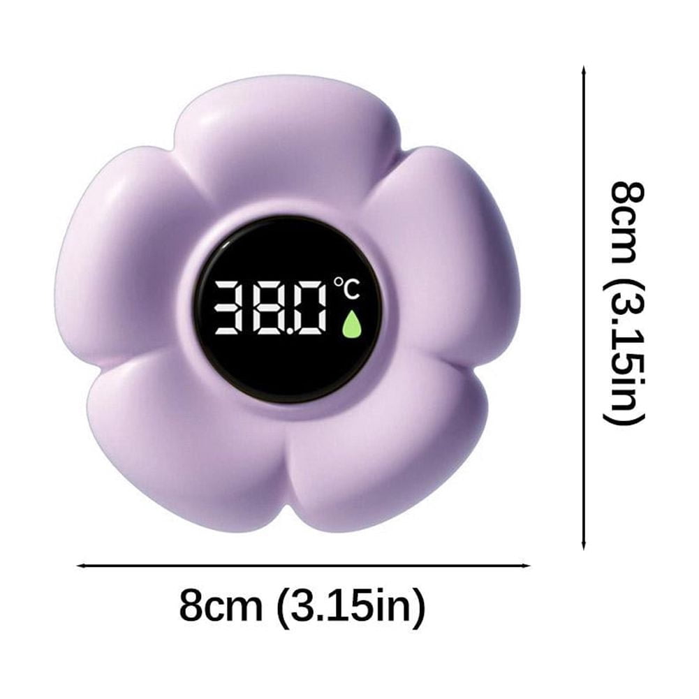 Flower-Shaped Digital Floating Bath Thermometer with Colour Indicator - Image 4
