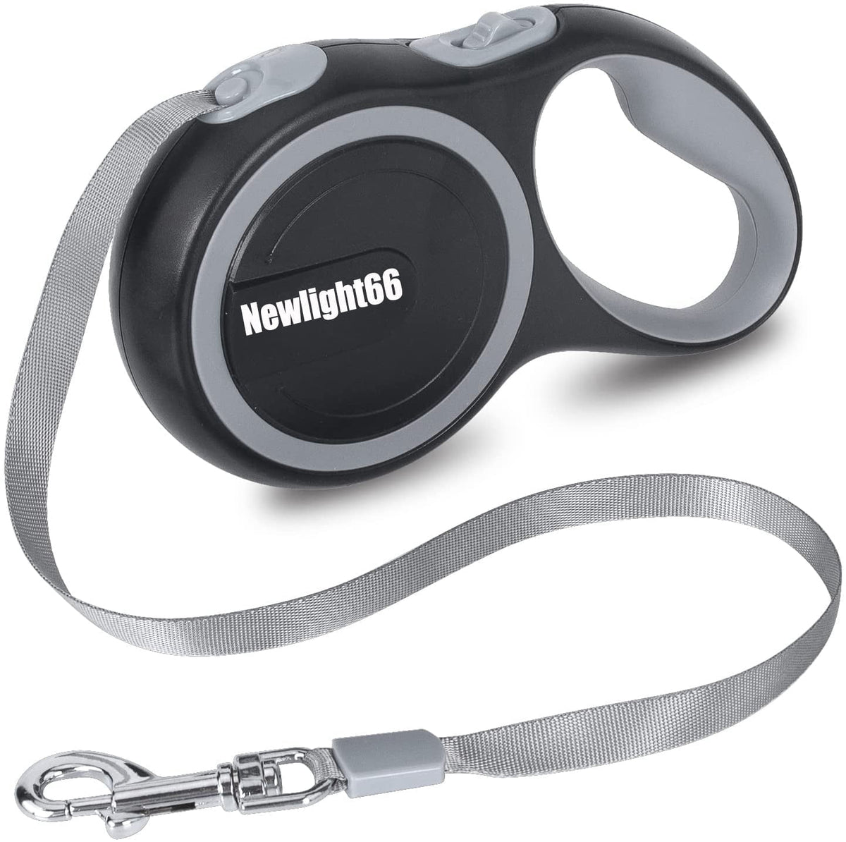 Heavy-Duty Retractable Dog Leash for Large Dogs, 16 ft, up to 80 lb, Gray - Image 2