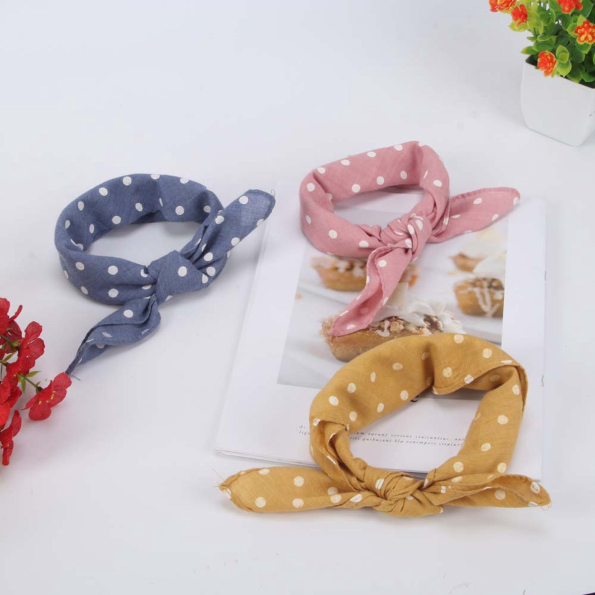 Dog Bandanas, Adjustable, Washable, 4 Pieces - Image 5