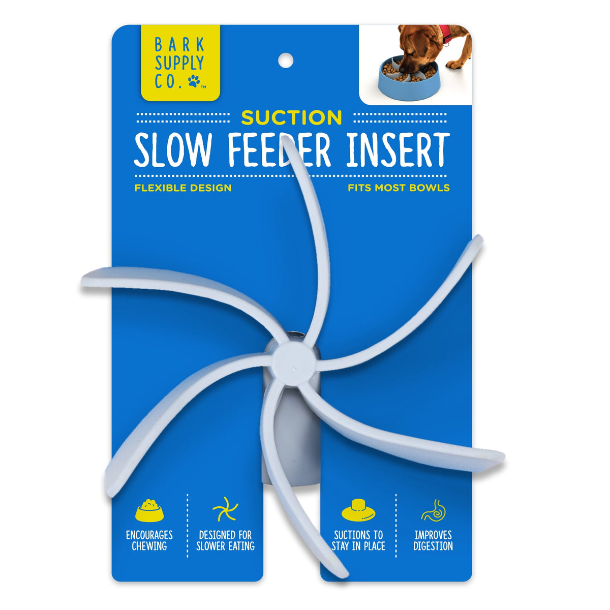 Slow Feeder Insert with Suction Cup for Dog and Cat Bowls - Image 2