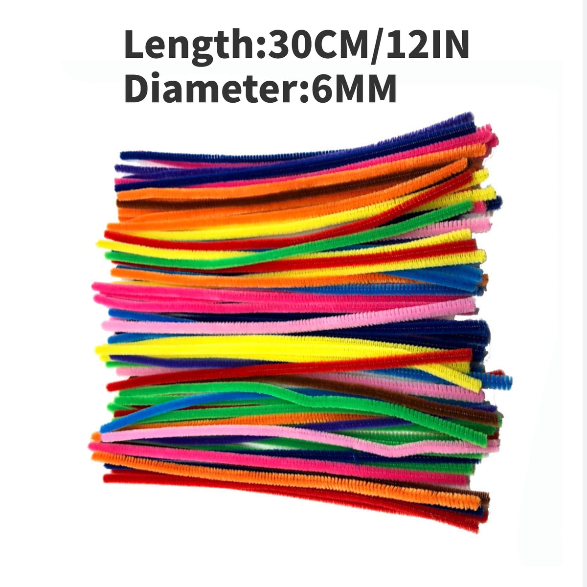 Pipe Cleaners, Skin Colour, 6 mm x 12 in, 100 Pieces - Image 2