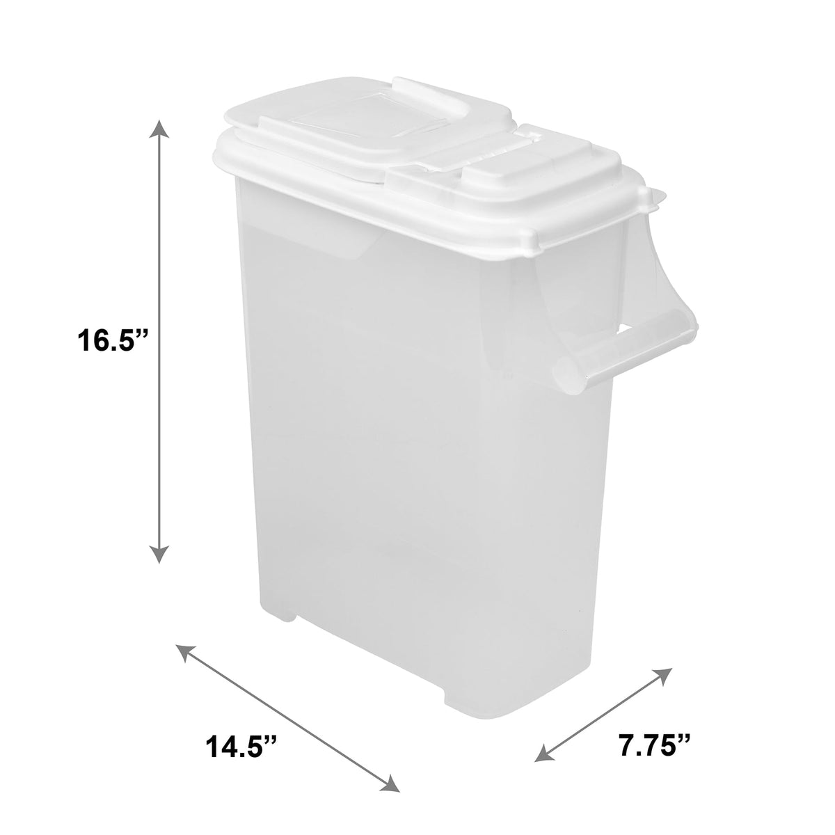 16 qt Bird Seed Storage Dispenser with Pour Spout - Image 4
