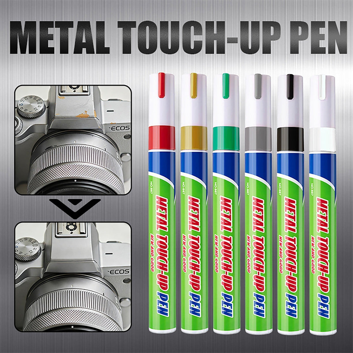 Neon Oil-Based Paint Markers, 6 Colours, 3 mm Tip - Image 6
