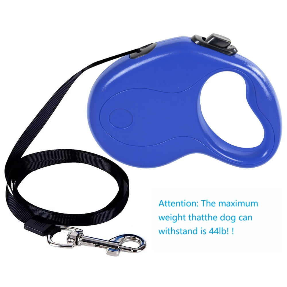 Retractable Dog Leash, 16 ft, Anti-Slip Handle with Brake, Blue - Image 5