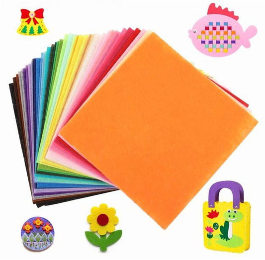 Coloured Felt Fabric Sheets, 8 x 12 in, 1 mm, 40 Pieces