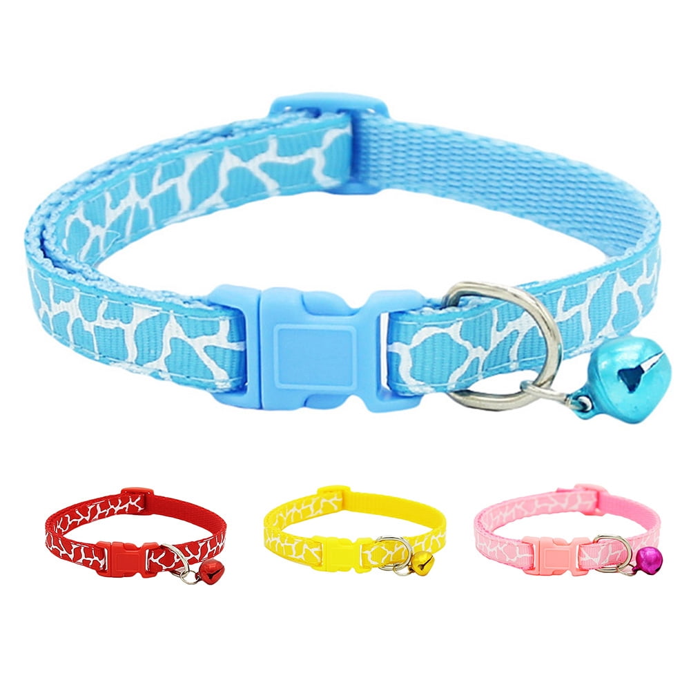 Breakaway Cat Collar with Bell, Adjustable, Blue - Image 2