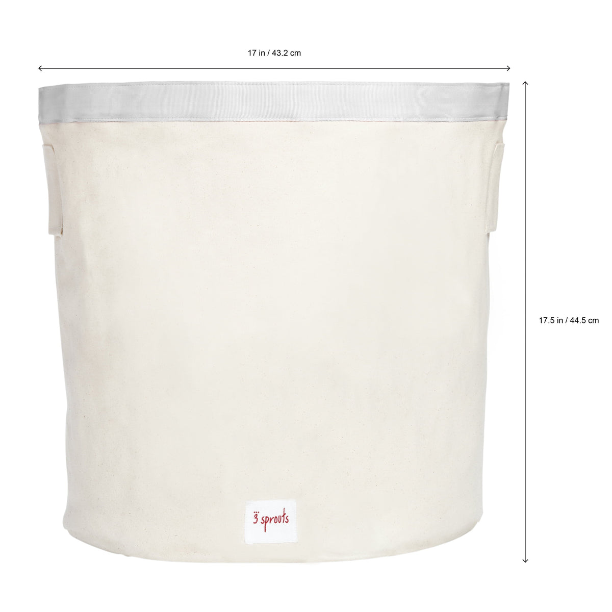 Folding Canvas Toy Storage Basket, Bulldog Print - Image 4