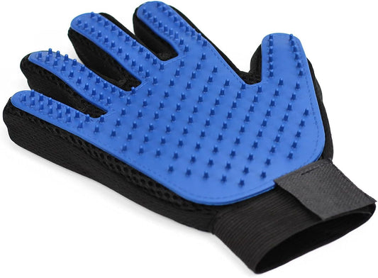 Five-Finger Pet Grooming Glove for Cats, Dogs and Horses (Right Hand)