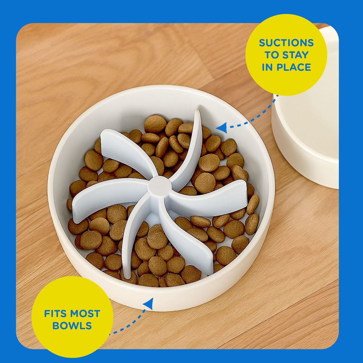 Slow Feeder Insert with Suction Cup for Dog and Cat Bowls - Image 5