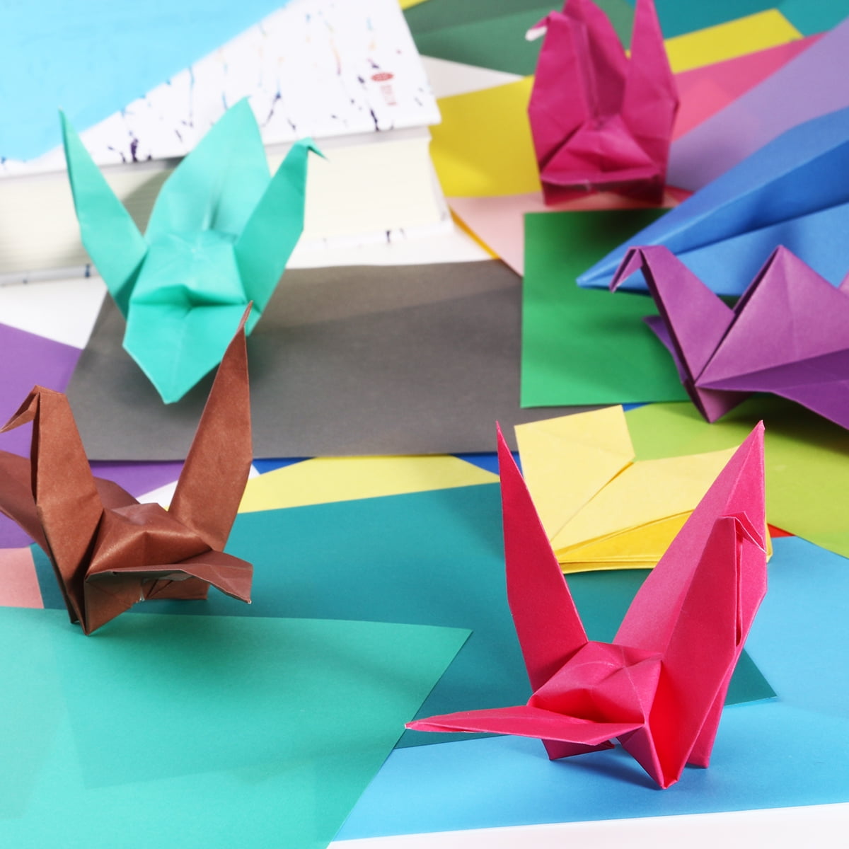 Practical Origami Folding Paper for Kids, 50 Sheets - Image 2