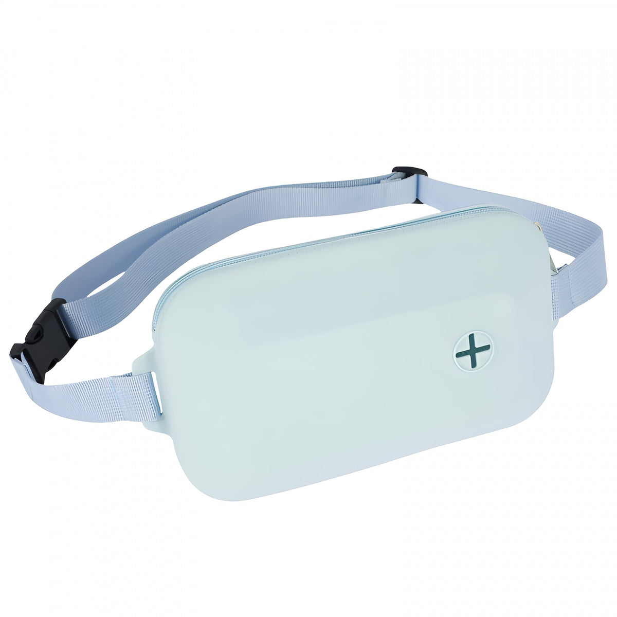 Silicone Dog Treat Pouch with Cross-Body Strap and Built-In Poop Bag Dispenser