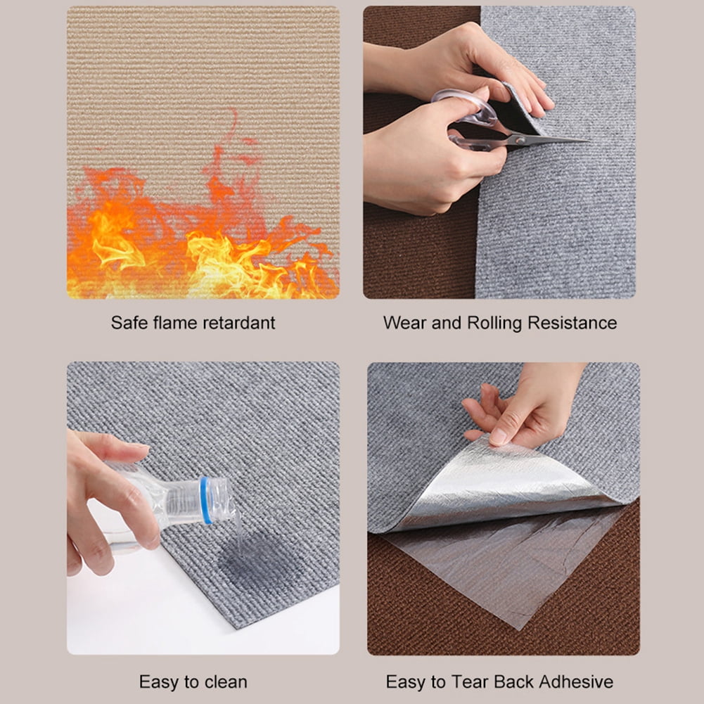 Self-Adhesive Cat Scratching Mat, Trimmable, for Furniture and Walls - Image 4