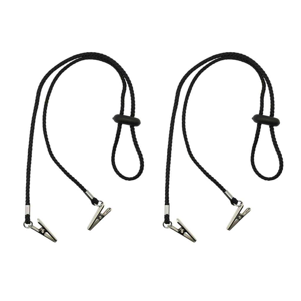 Adjustable Napkin Clip Chains for Bibs, 2 Pieces