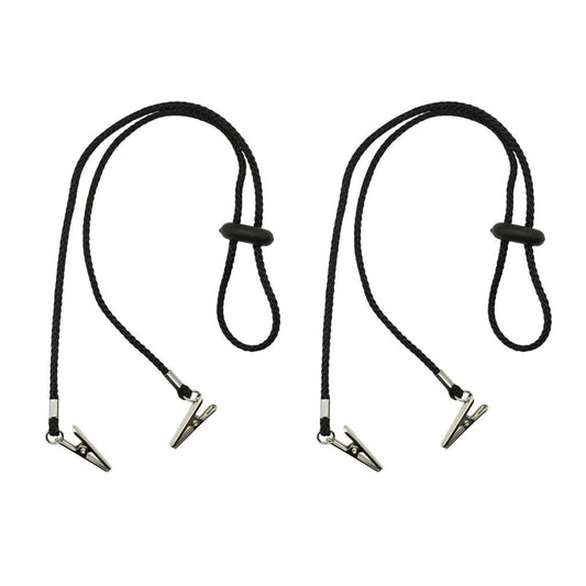 Adjustable Napkin Clip Chains for Bibs, 2 Pieces