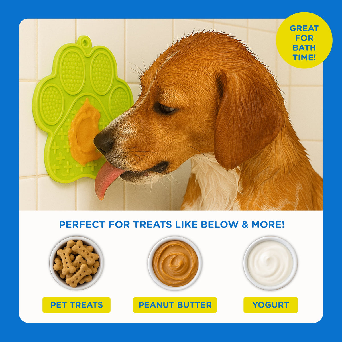 Silicone Lick Mat with Suction Cups, 7 x 7 in - Image 6