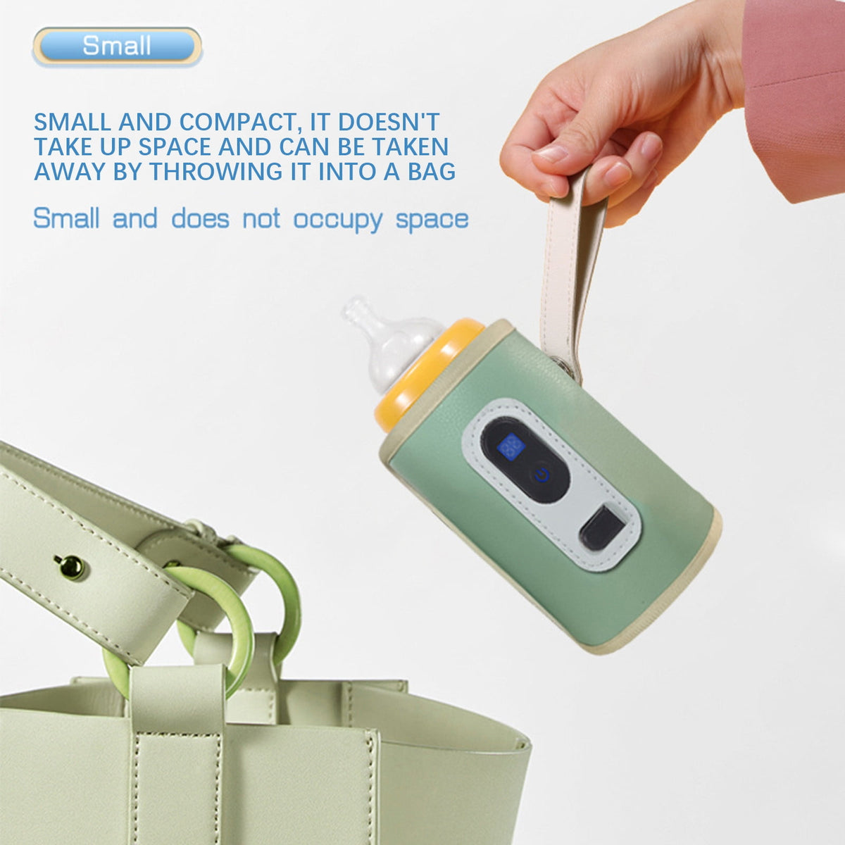 Portable Baby Bottle Warmer Sleeve with LCD Display for Travel - Image 6