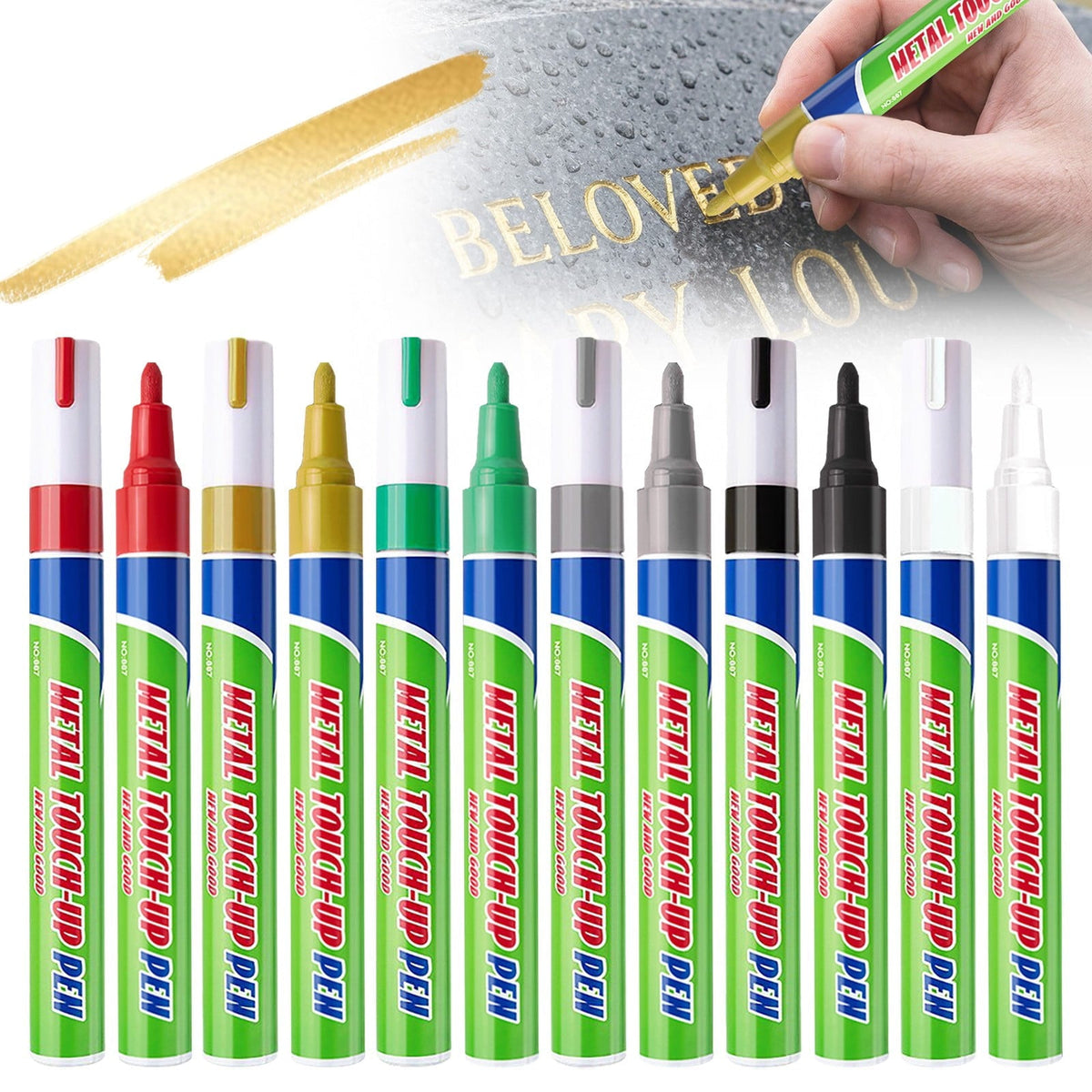 Neon Oil-Based Paint Markers, 6 Colours, 3 mm Tip - Image 4