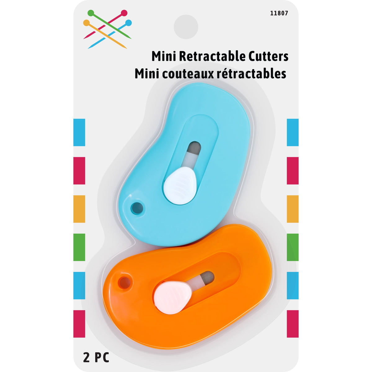 Mini Retractable Box Cutters, 2 Count - Image 2