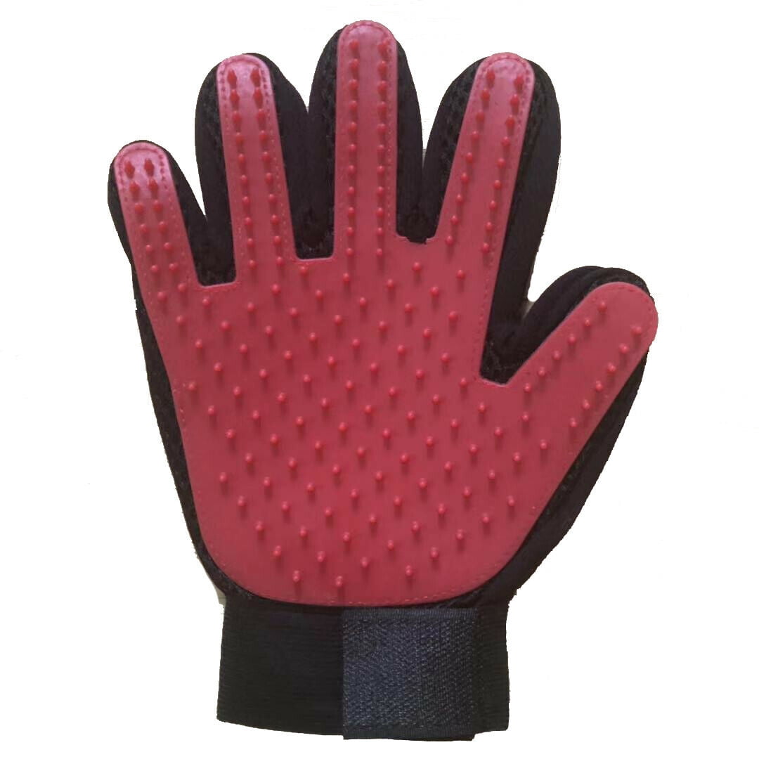 Pet De-Shedding Grooming Glove, 1 Pair