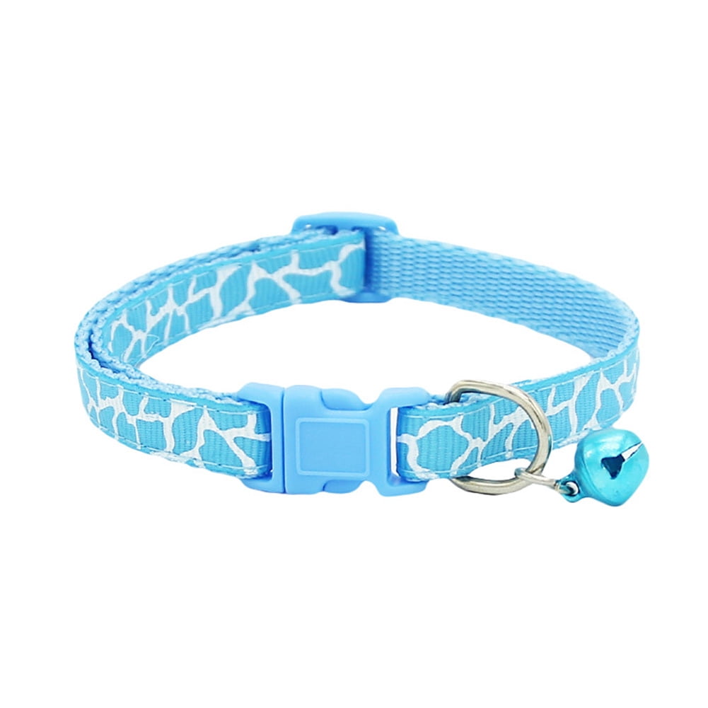 Breakaway Cat Collar with Bell, Adjustable, Blue