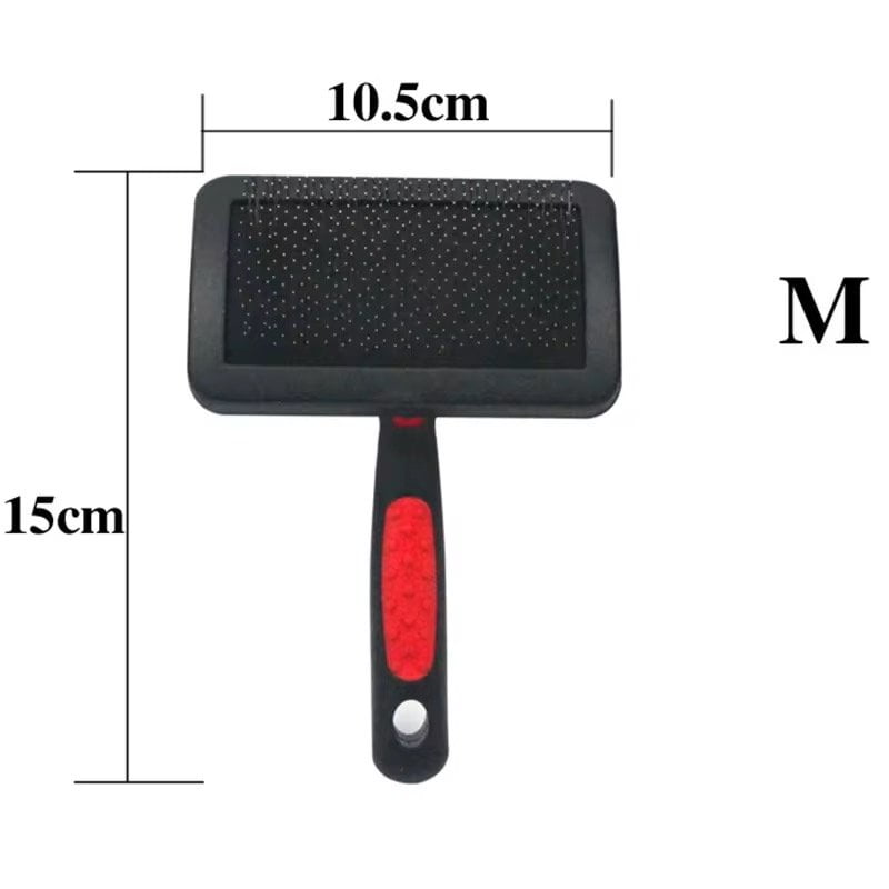 Self-Cleaning Slicker Brush for Dogs and Cats, Medium - Image 5