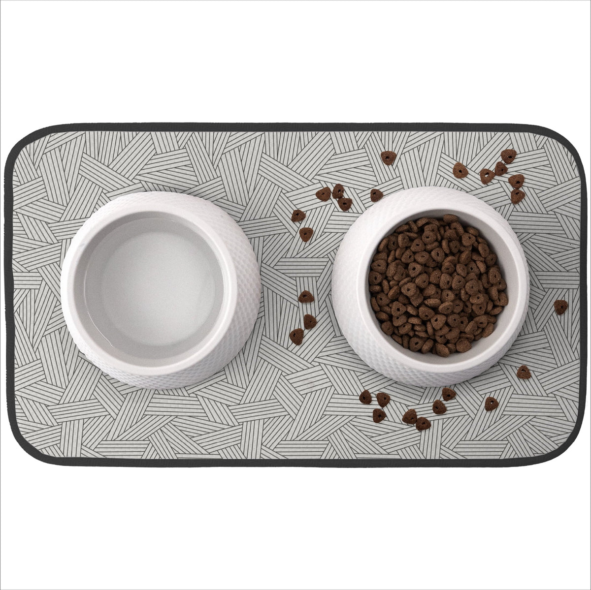 Microfibre Pet Bowl Mat, 21.5 x 12.5 in, Assorted Prints - Image 4