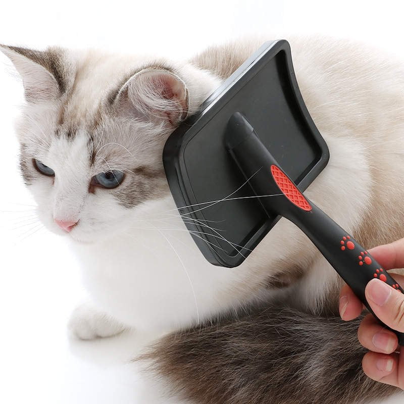 Self-Cleaning Slicker Brush for Dogs and Cats, Medium - Image 6