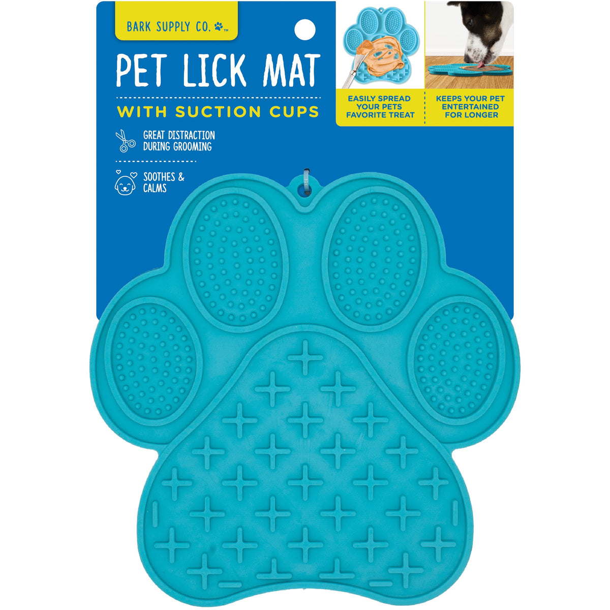Silicone Lick Mat with Suction Cups, 7 x 7 in - Image 2