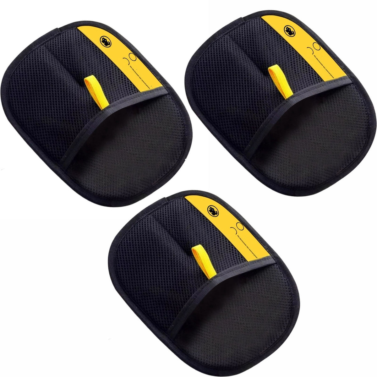 Double-Sided Pet Hair Removal Grooming Gloves, 3 Pieces