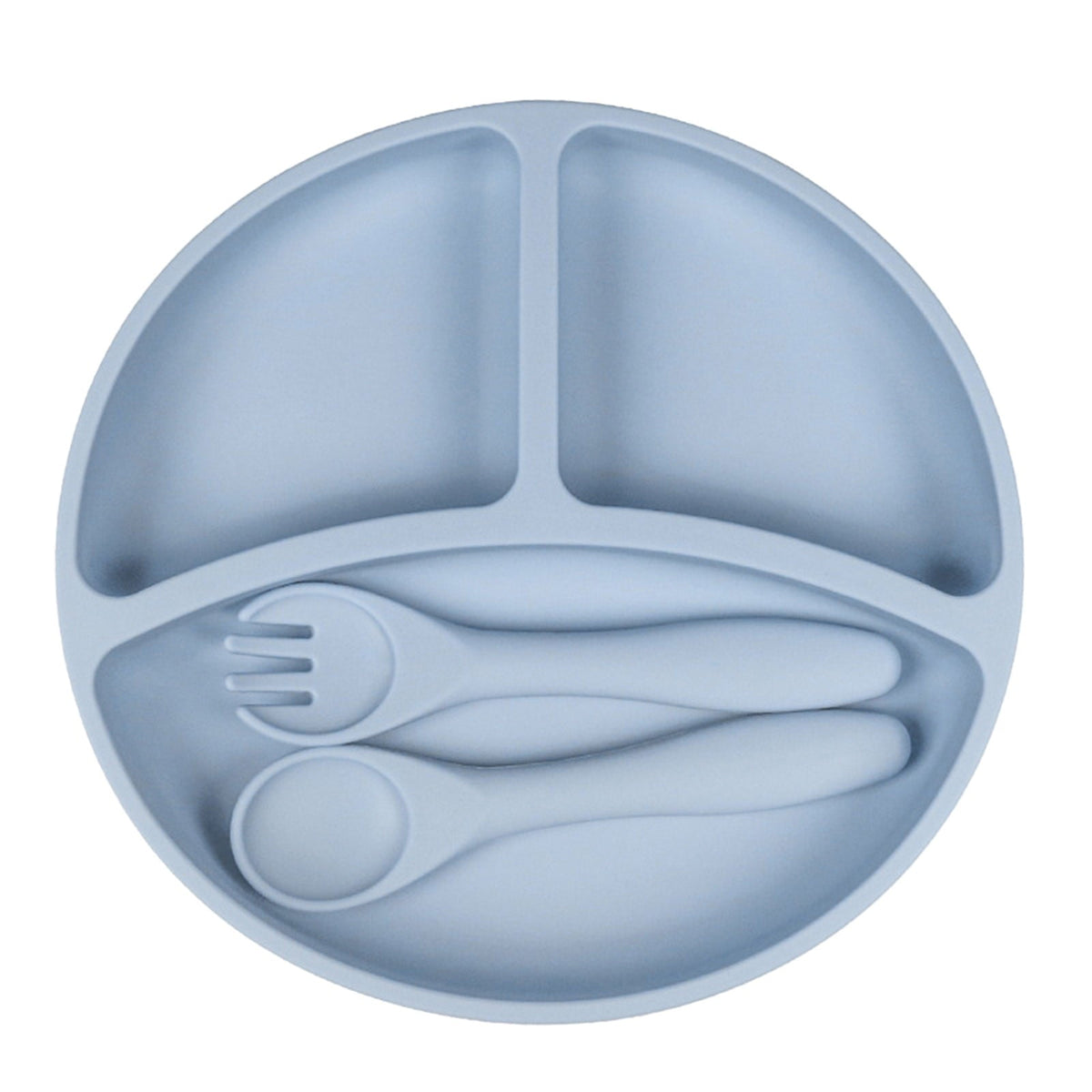 Divided Silicone Suction Plate for Babies and Toddlers