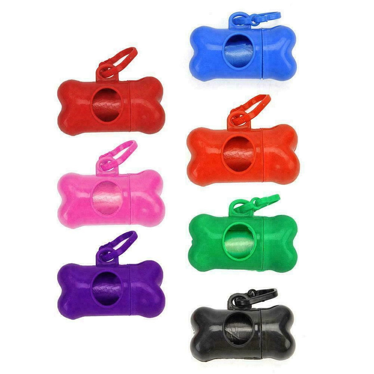 Dog Poop Bag Dispenser with Carabiner Clip - Image 2