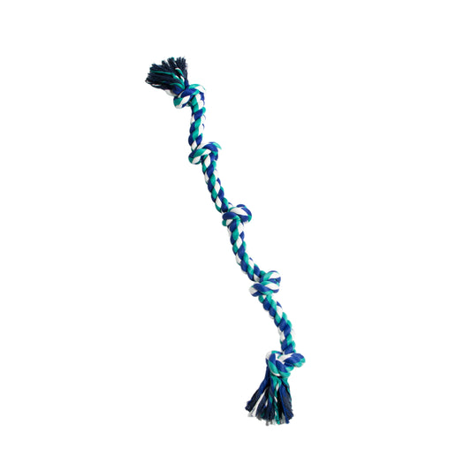 Extra-Large 36 in 5-Knot Cotton-Blend Tug Rope for Dogs Over 80 lb