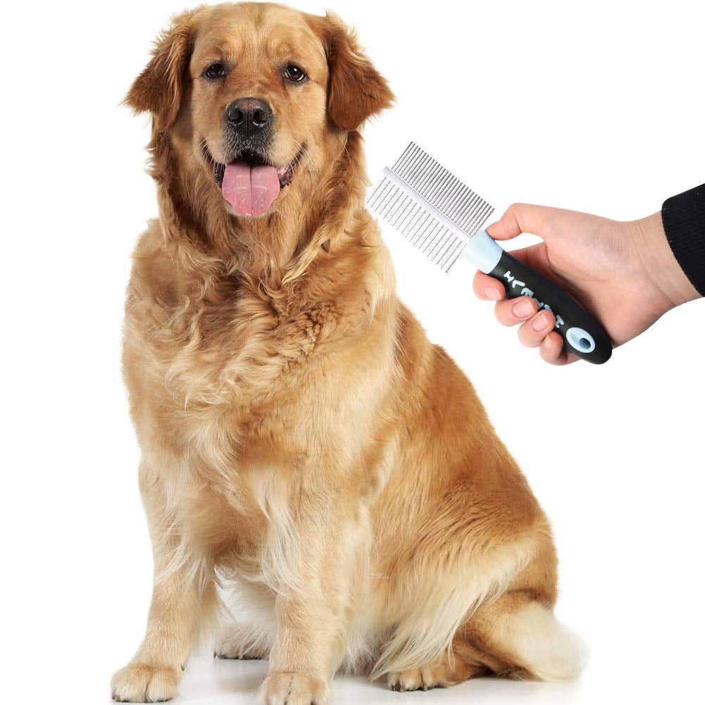Slicker Brush and Double-Sided Comb Set for Long-Haired Pets - Image 6